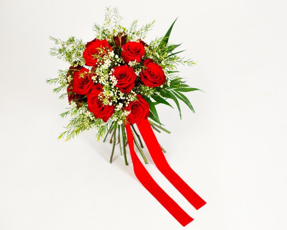 RAMO ROSAS ROJAS (12 rosas) · FLORISTERÍA ABREU PORRIÑO