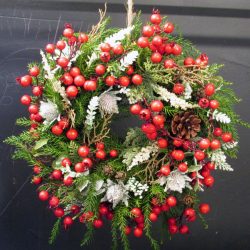 CORONITA DE ADVIENTO PARA LA PUERTA